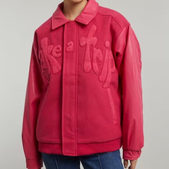 House of Sunny Take a Trip Bomber Jacket Size XL - Picture 3 of 5